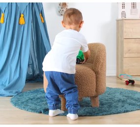 Poltroncina per bambini PIXI Ø 46 cm marrone