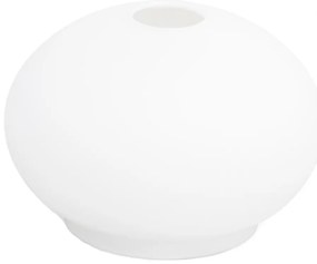 Vetro di ricambio per lampadario E14 diametro 15 cm bianco