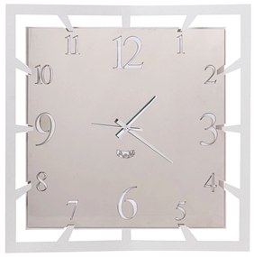 Arti & Mestieri Orologio da parete Soqquadro bianco marmo cm 40 x 40