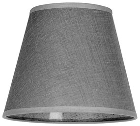 Duolla - Paralume per lampada da tavolo  SOFIA XS E14 diametro 18,5 cm grigio