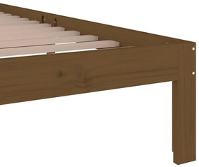 Giroletto Miele in Legno Massello 75x190 cm Small Single