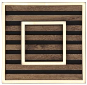 Globo 67345D - Lampada LED da soffitto WOODY LED/18W/230V 3000K 30x30 cm