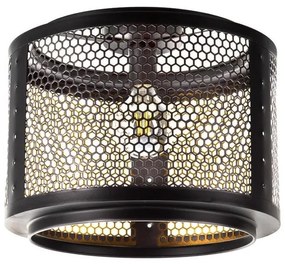 Plafoniera VITO 1xE27/40W/230V nero