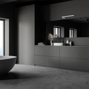 Applique da bagno a LED SHINE LED/11W/230V 45 cm IP44 cromo lucido