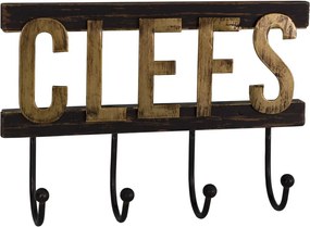 Portachiavi in legno da parete - Antic Line