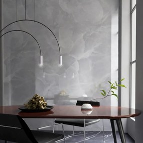 Piastrella da pavimento interno 120 x 280 cm Sp. 6 mm rettificato Venus in gres naturale smaltato grigio lucido traffico medio (pei 2/5) 3.36 mq