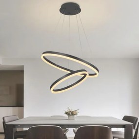 Lampadario a sospensione con filo LED dimmerabile LED/70W/230V 3000-6500K + telecomando