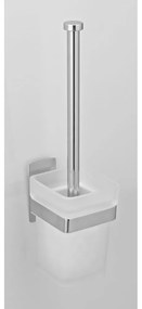 Scopino in vetro autoportante in argento lucido Genova - Wenko