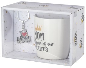 Set regalo mamma tazza 380 ml e portachiavi