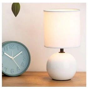 Atmosphera - Lampada da tavolo TIMÉO 1xE14/60W/230V bianco lucido