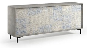 Mobile Multiuso L 184 x H 77 x P 45 cm grigio