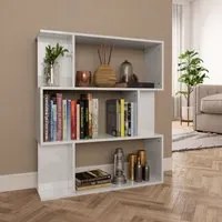 Libreria/Divisorio Bianco Lucido 80x24x96 cm cod mxl 12427