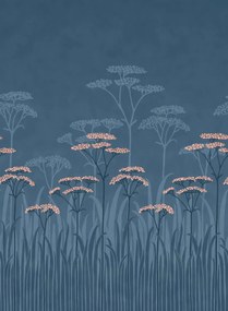 Little Greene Tapete Achillea - Nighttide