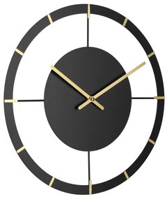 Eglo 425515 - Orologio da parete OKAZAKI 1xAA diametro 40 cm nero/oro