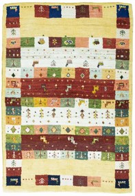 Gabbeh Tappeto 150 x 110 (Iran) Annodato A Mano