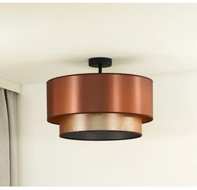 Duolla - Lampadario a plafone COPPER SHINY 1xE27/15W/230V diametro 45 cm rame