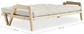 Divano letto verde 204 cm Grab - Karup Design