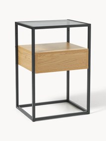 Comodino in vetro Randolf
