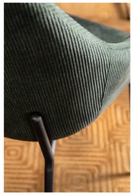 Set di 2 sedie in velluto verde con braccioli Avignon - Kare Design