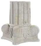 Statua Decorativa DKD Home Decor Beige Neoclassico Finitura invecchiata 28 x 28 x 36 cm