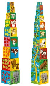 Cubi da sovrapporre - piramide - i miei amici