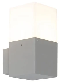 Lampada da parete per esterni moderna grigia IP44 - Denmark
