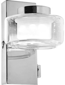 Osram - Lampada da parete per bagno LED ORBIS FLAME, 5,5 W / 230 V, IP44, finitura cromata