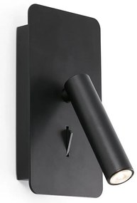 FARO 62118 - Faretto LED da muro SUAU LED/3W/230V nero
