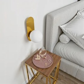 Applique da parete 1xE27/40W/230V oro/bianco