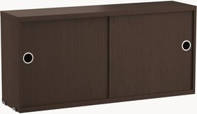 Armadietto con ante scorrevoli String System, larg. 78 x prof. 20 cm