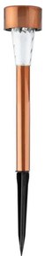 Lampada solare LED LED/2V 40 mAh IP44 rame