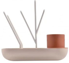 Beaba - Stendibottiglie beige/arancio