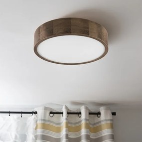 Brilagi - Lampada LED da soffitto CARVALHO 2xE27/60W/230V noce 37 cm