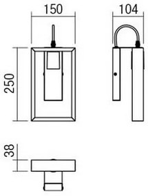 Redo 01-1663 - Applique TIMBER 1xE27/42W/230V