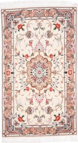 Tabriz Tappeto 120x70 Rosa (Iran) Annodato A Mano