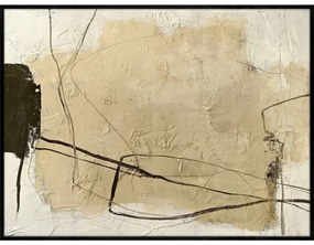 Quadro dipinto a mano 120x90 cm Cloudline – Malerifabrikken