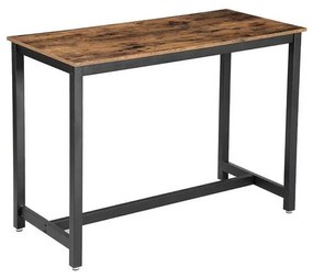 Tavolino da bar BARTIS marrone/nero