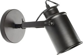 Riflettore lampada mobile spot da soffitto di parete nero E27 APP486-1C