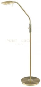 Bergamo piantana led ottone satinato flessibile tocuh dimmer h. 135...