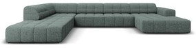 Divano angolare turchese (angolo sinistro/U) Chicago - Cosmopolitan Design