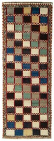 Gabbeh Tappeto persiano 100x280 (Iran) Annodato A Mano