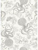 Littlephant Carta da parati Aquatic - Dark Grey