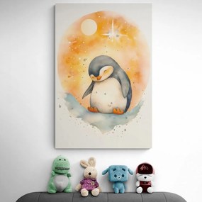 Stampa su tela – Pinguino sognante