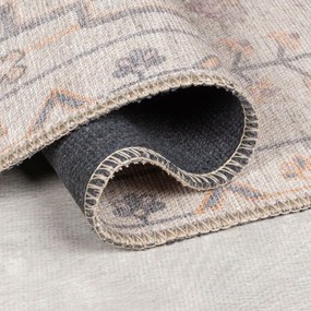 Tappeto color crema lavabile 152x230 cm Teo Traditional – Flair Rugs