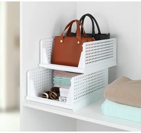 Organizzatori per armadi in plastica in set da 2 - Maximex