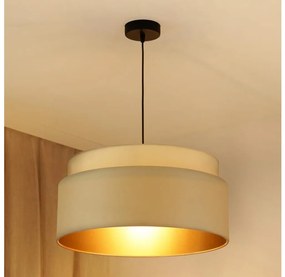 Brilagi - Lampadario OREGON VEGE 1xE27/15W/230V Ø 45 cm beige