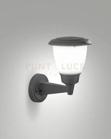 Thiago applique grigio scuro da giardino attacco e27 ip54