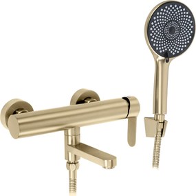 Miscelatore per vasca Rea Arcos Brushed Gold