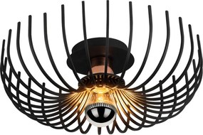 Apparecchio da soffitto nero , ø 36 cm Aspendos - Opviq lights