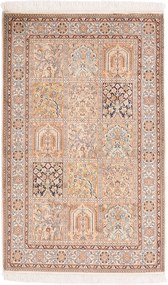 Cashmere Silk Tappeto orientale 130x80 (Indian) Annodato A Mano
